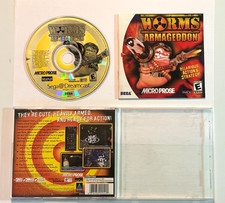 WORMS ARMAGEDDON DREAMCAST GAME Micro Prose Complete W/Manual Tested & Working