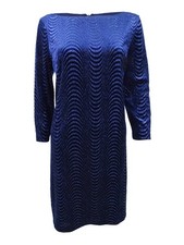 Jessica Howard Women's Velvet Glitter Shift Dress