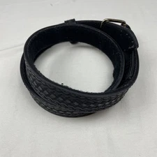 Safariland Gun Belt Dutyman 1.5  inch Heavy Leather Sz 38 Police Duty