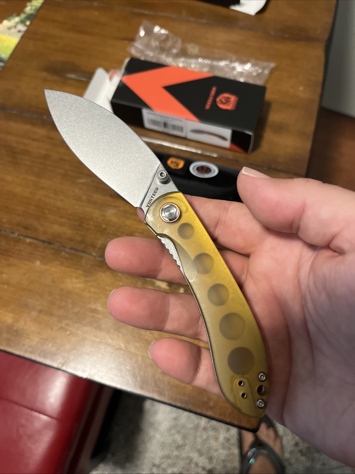 Vosteed CountyComm Exclusive Ultem Large Nightshade Nitro V + Patch + Flashlight