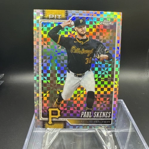 2026 Topps Chrome Paul Skenes #150 X-Fractor Refractor Pirates