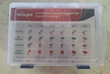Nilight 2 3 4 6 8 12 PIN DT Connector Kit 14-20 AWG Car Truck Motorcycle OffRoad