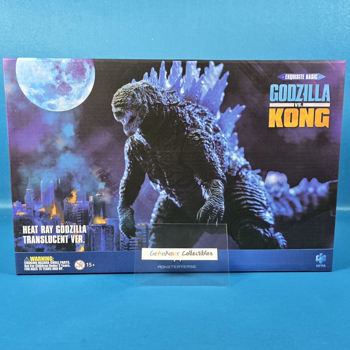 HIYA TOYS ハイヤトイズゴジラGODZILLA HEAT RAY Ver HIYA Exquisite Basic+ Series None Scale 7 Inch Godzilla vs