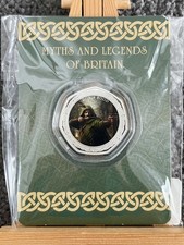 Robin Hood Myths and Legends of Britain .999 Silver Plated Coin - New & Sealed