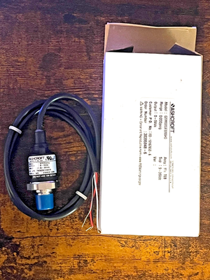 #ad #ad ASHCROFT PRESSURE SENSOR P N G27M0205F2200#G NEW IN BOX 0 200psi 0 5VDC $115.00