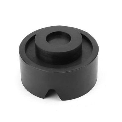 Black V-groove Car Jack Rubber Pad Anti-slip Rail Protector Support Block Heavy