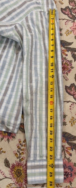 Bugatchi Flip Cuff Contrasting Trim Button Up Shi… - image 5