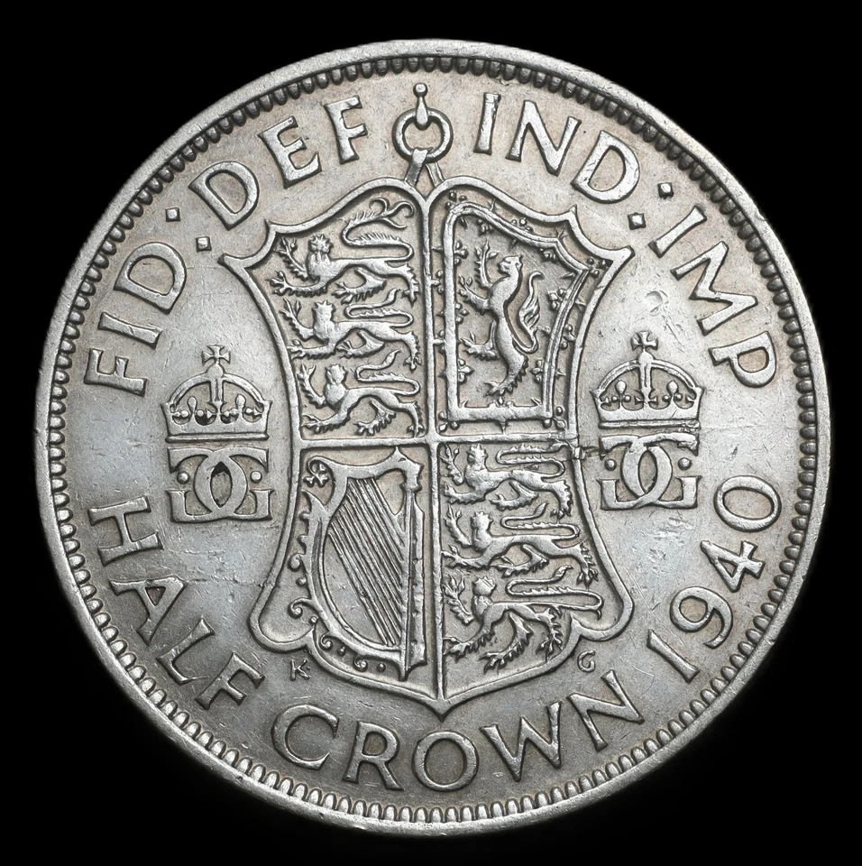 1940 Great Britain Silver Half Crown - Image 2 of 2