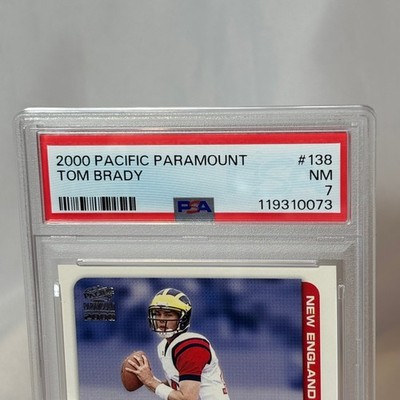 その他 2000 PARAMOUNT #138 TOM BRADY 2000 Pacific Paramount TOM BRADY Football Card #138 PSA 7 | eBay