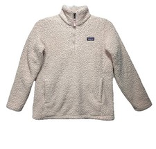 Patagonia Los Gatos 1/4 Zip Fleece Pullover Jacket Girls Size M 10 Light Pink