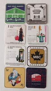 Lot 12 Sous bocks Bière bierdeckel posavasos sottobicchierri beer coasters