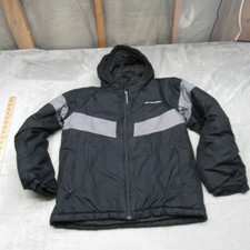 Columbia Jacket Kids Large 14-16 Black Lightning Lift Hood Waterproof Insulated
