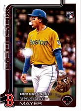 2025 Topps Update Series - Rookie Debut Marcelo Mayer #US276 (RC) Red Sox
