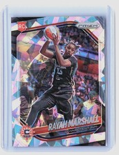 2025 Panini Prizm WNBA #47 Rayah Marshall Ice Prizms RC Rookie