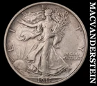 1918 Walking Liberty Half Dollar - Very Fine  Semi-key  Better Date  #J9588