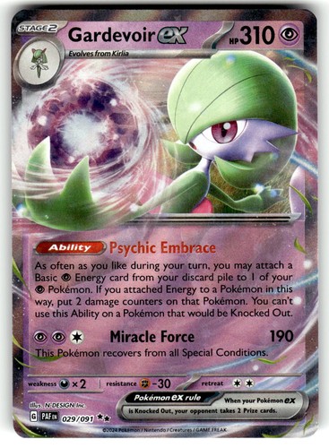 SV: Paldean Fates #029/091 Gardevoir ex quasi nuovo - Foto 1 di 2