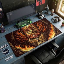 Gandalf vs Balrog Bridge Art XL Gaming Mouse Pad, LOTR Desk Mat