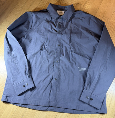 Pas Normal Studios Off-Race Tech Overshirt - Large - Steel