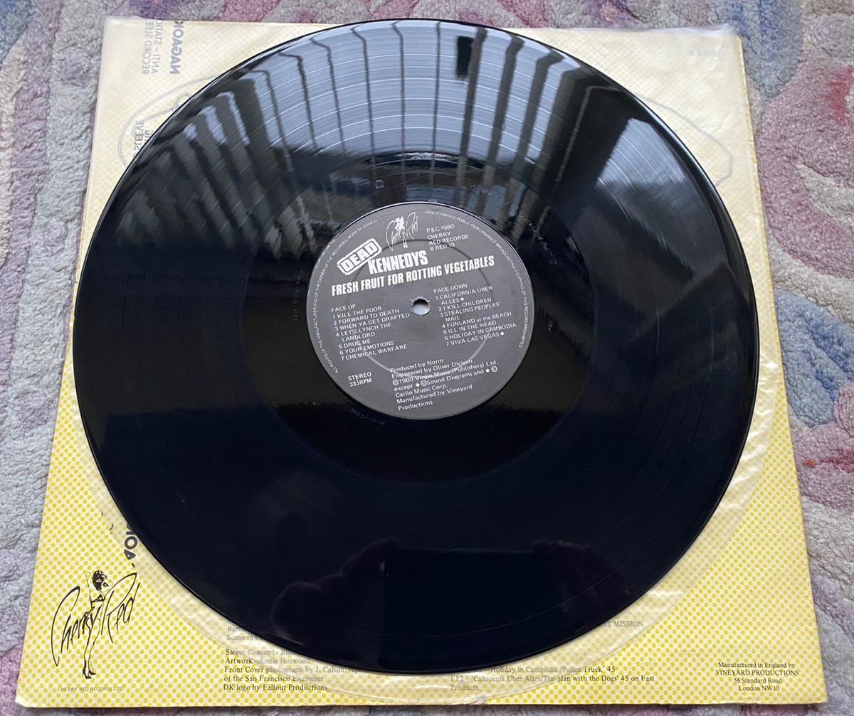 DEAD KENNEDYS –Fresh Fruit For Rotting Vegetables LP 1st Press UK