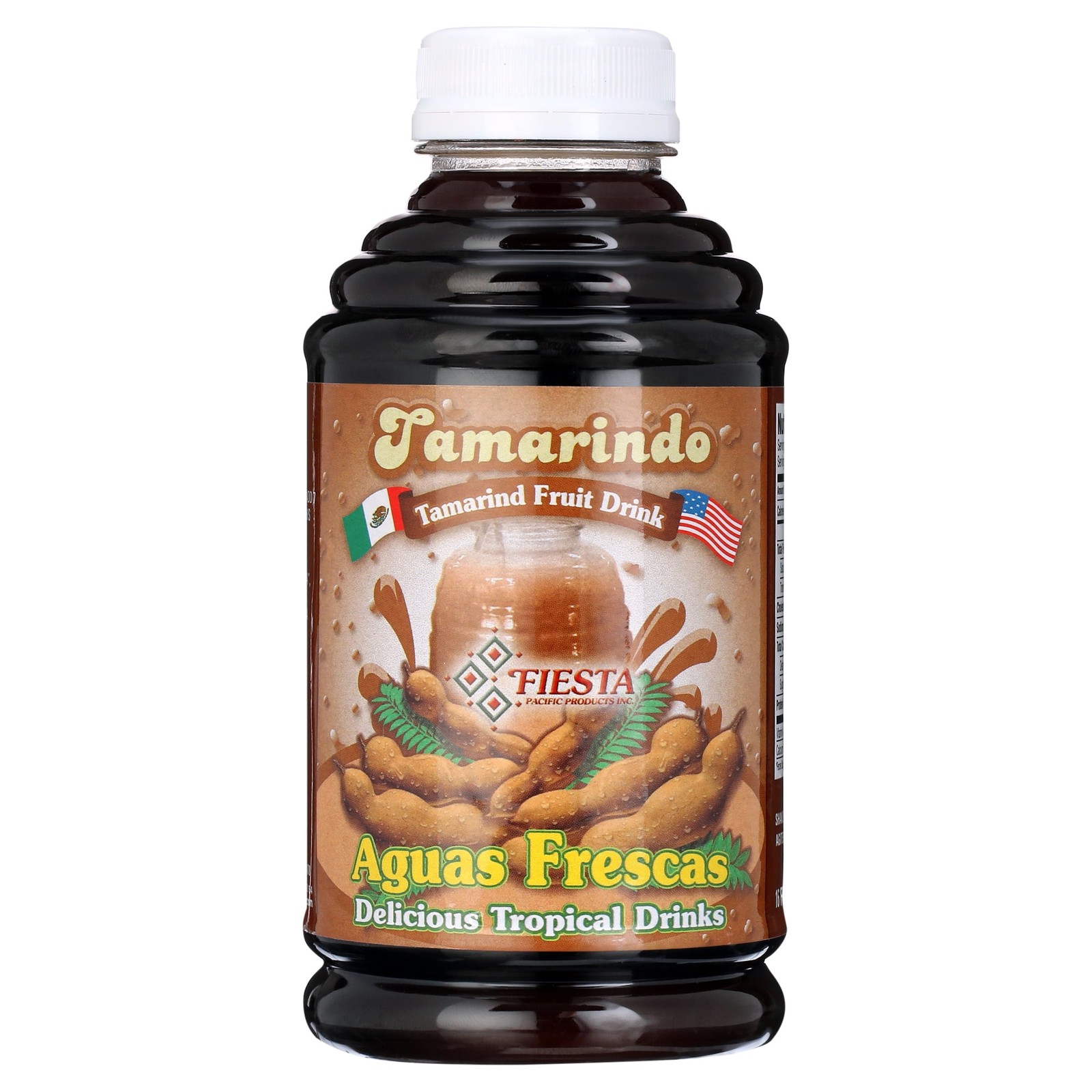 4-Pack Fiesta Tamarindo Aguas Frescas Concentrate - 16fl oz Juice Beverage Base