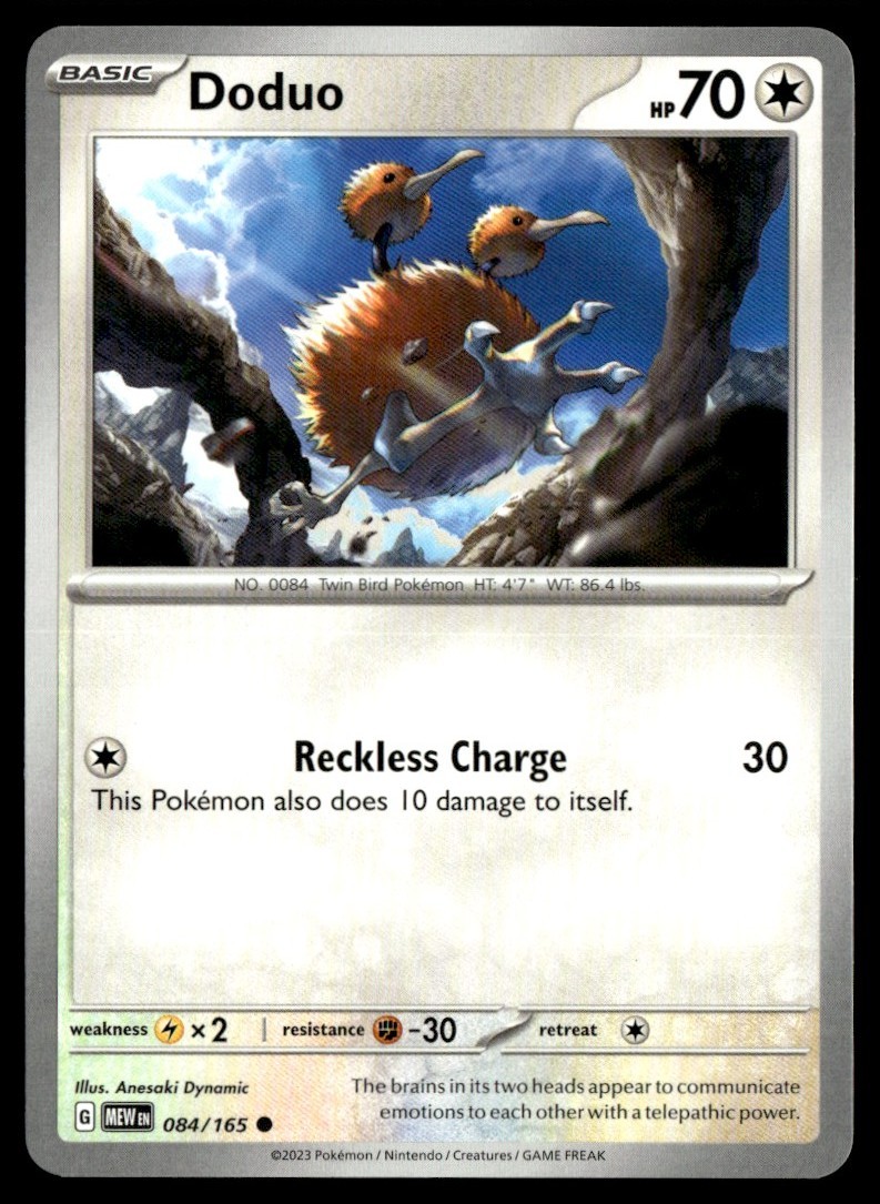 2023 Scarlet & Violet Series - Scarlet & Violet - 151 Doduo Common #84