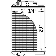 Ar61884 New Radiator Fits John Deere Tractor 4630 Ar61890