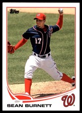 Sean Burnett 2013 Topps #254 Nationals MLB READ FREE SHIPPING AutographDen