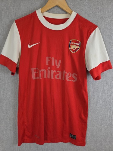 ARSENAL LONDON 2010/2011 HOME FOOTBALL SHIRT JERSEY CAMISETA NIKE Red