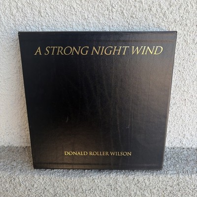 Donald Roller Wilson ''A Strong Night Wind'' with Slipcover Case *First Edition*