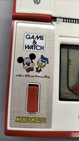 [Rare] Nintendo Game & Watch Mickey & Donald DM-53 with Manual A3114