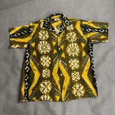 Vintage 60s The LIBERTY HOUSE Hawaiian Shirt Men  s L Multicolor Abstract