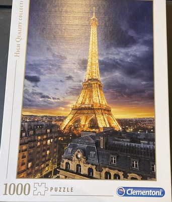 Clementoni: ''Tour Eiffel''  1000 Piece Jigsaw Puzzle Eiffel Tower Pairs Landmark