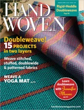Handwoven magazine mar/apr 2010: double weave, yoga mat