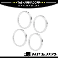 Universal Piece of 4 70.6mm to ID 63.4mm Car Wheel Hub Centric Rings Aluminium