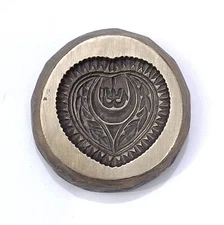 Vintage Bronze Jewelry Die Mold/Mould India Hand Engraved For Jewellery Making