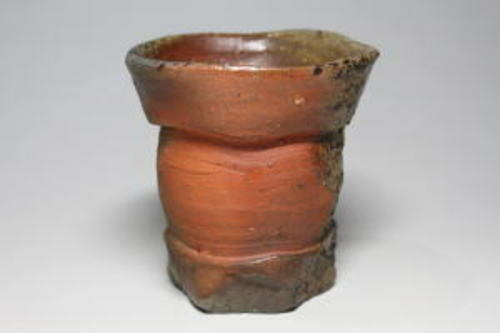 Bizen Japanese Pottery Cup by Taisetsu Sueishi - Picture 1 of 6