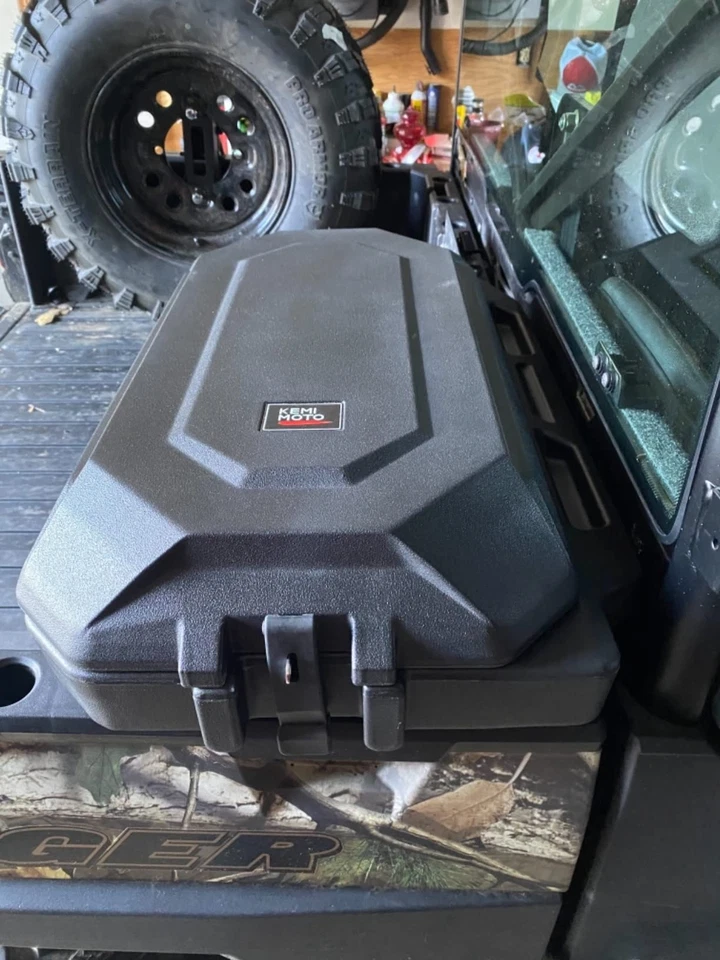 Caja de almacenamiento de carga trasera 45,3 L para Polaris Ranger XP 1000 pasajero 2013-2025 Foto 2 de 4
