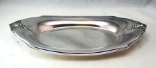 International Wilcox  7119 Silverplate SPRING GARDEN Bread Tray 13 1/4" x 7 1/8"