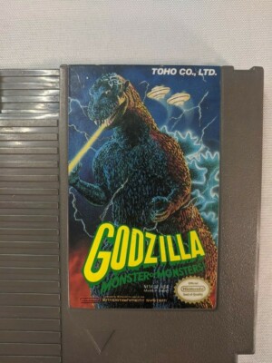 Godzilla Monster of Monsters Nintendo NES Authentic OEM Game
