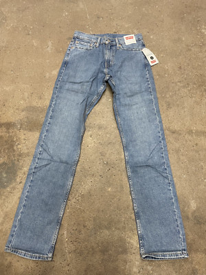 NWT LEVI'S 511 Flex Light Blue Stretch Slim Fit Denim Men's Jeans 28W x 32L