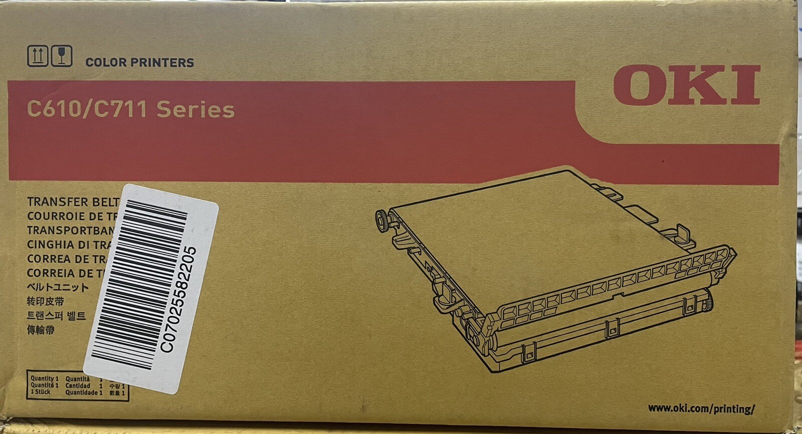 NEW OKI Okidata 44341901 C610 C711 Genuine Transfer Belt 51851470160 eBay