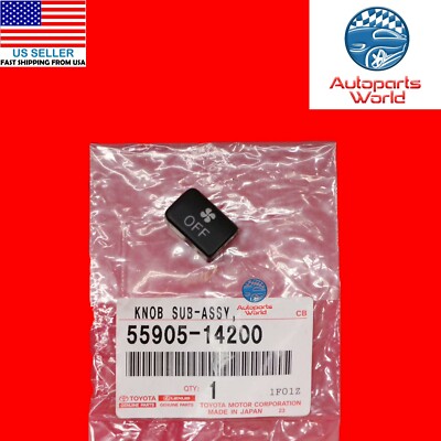 GENUINE OEM TOYOTA 1993-1998 SUPRA JZA80 OFF FAN HEATER CONTROL KNOB 55905-14200