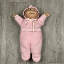 Cabbage Patch Kids Bald Baby Doll Green Eyes 1 Dimple Coleco Head Mold #3 1984