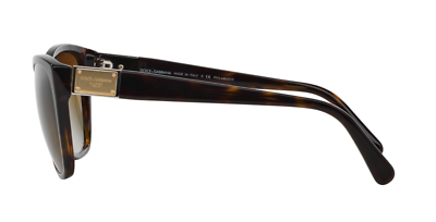 New DOLCE & GABBANA DG4195 502/T5 56mm Brown Havana  display picture 1