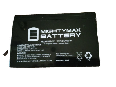 Mighty Max Battery ML8-12 8 AMP HR 12V