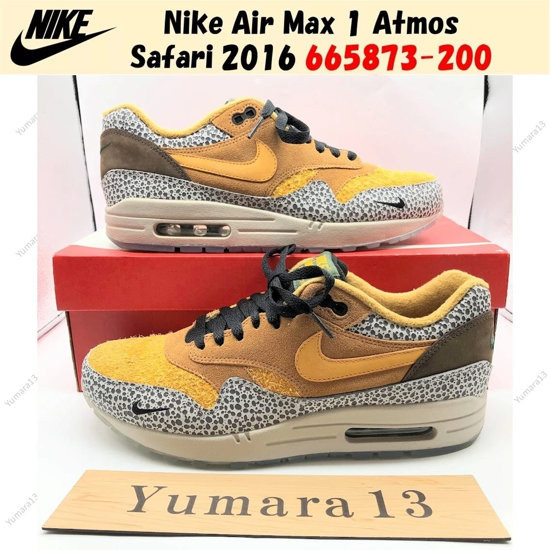 Nike Atmos x Air Max 1 2016 Safari | eBay