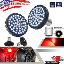 2Pack 1156 Bullet Rear Red LED Turn Signal Light Bulbs For Harley-Davidson Dyna