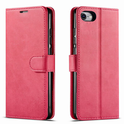 For iPhone SE 8 7 6S Plus 2020 Case Phone Cover Shockproof Wallet+Tempered Glass