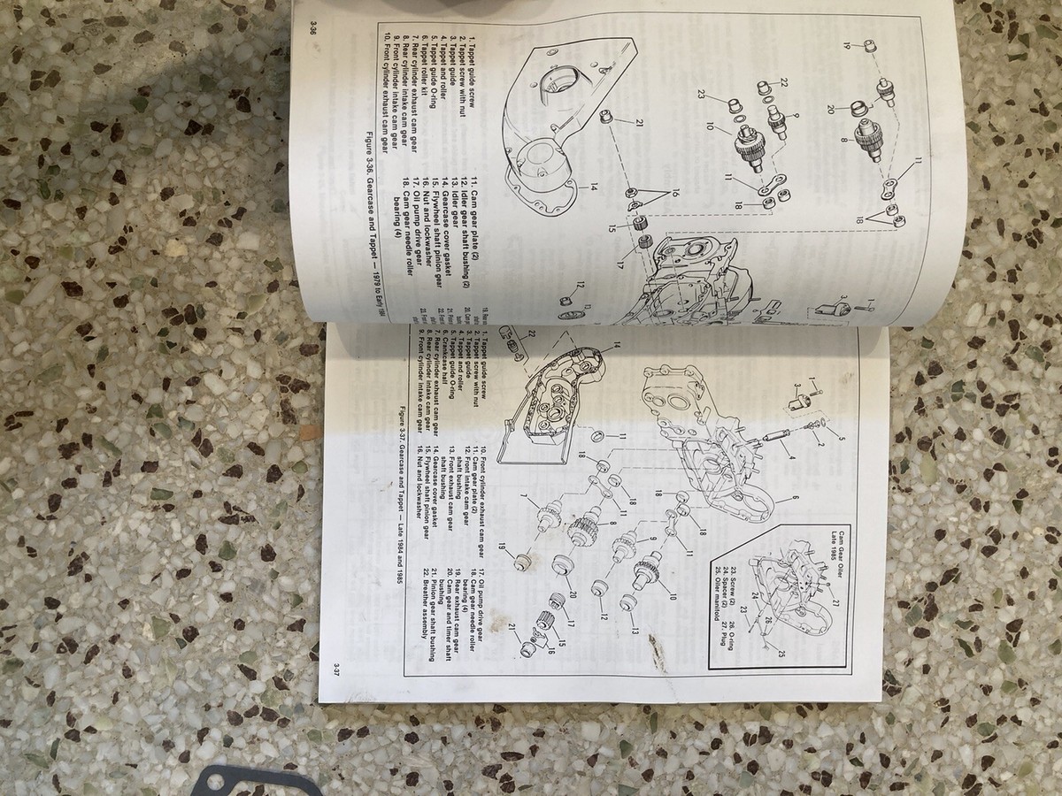 Harley Davidson Service Manual : XL/XR Models 1000cc 4-Speed 1979