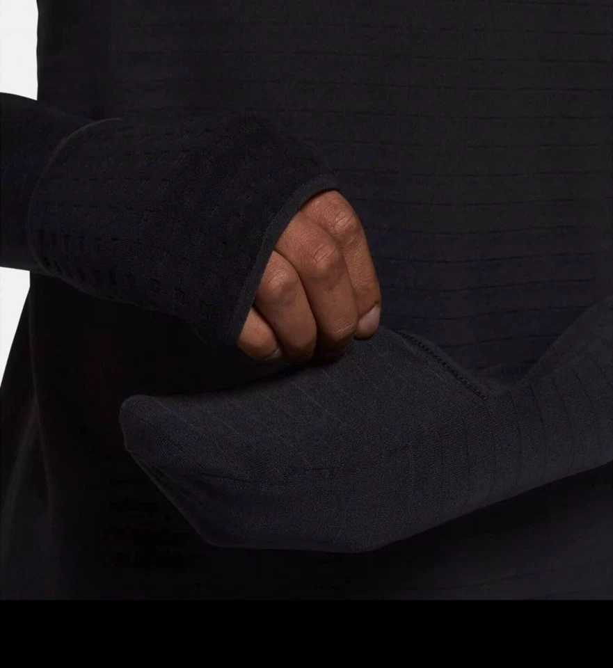 Camiseta de running para hombre Nike Therma Sphere Element 1/2 cremallera gris CZ4229 010 talla S, M Foto 4 de 4